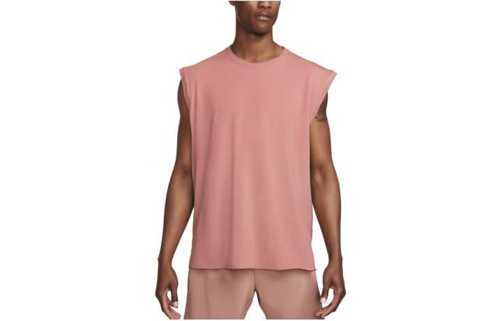 Nike Nike Tank Tops Men's Pink Crew Neck Moderate Straight Fit