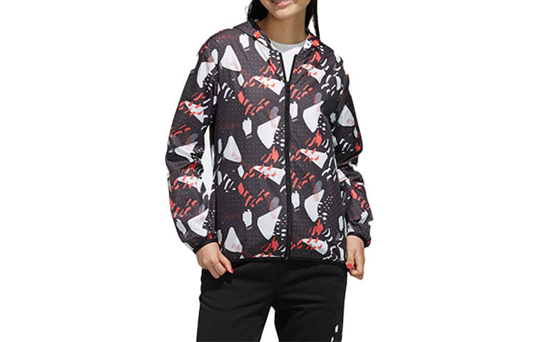 Adidas Neo Jackets Women's Black Hooded Moderate Other