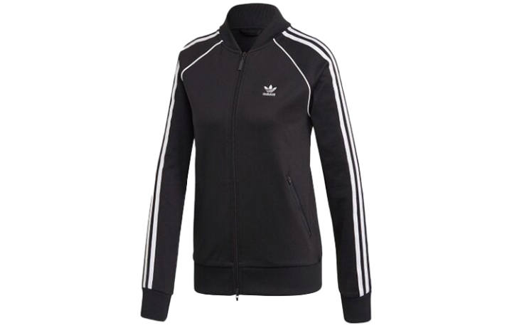 Adidas Adidas Superstar striped-detail jacket