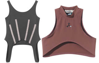 BLIND402 Tank Tops Women's Purple Crew Neck Straight Fit