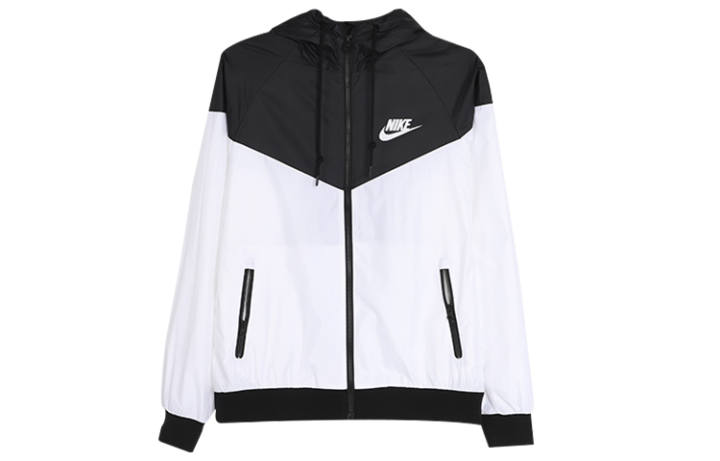 Nike Nike Jackets Men's Black White Hooded Moderate Other