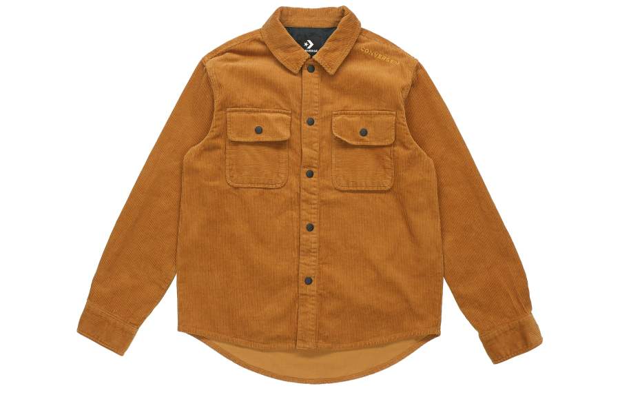 Converse Converse Overhead Jackets Men's Brown Lapel Moderate
