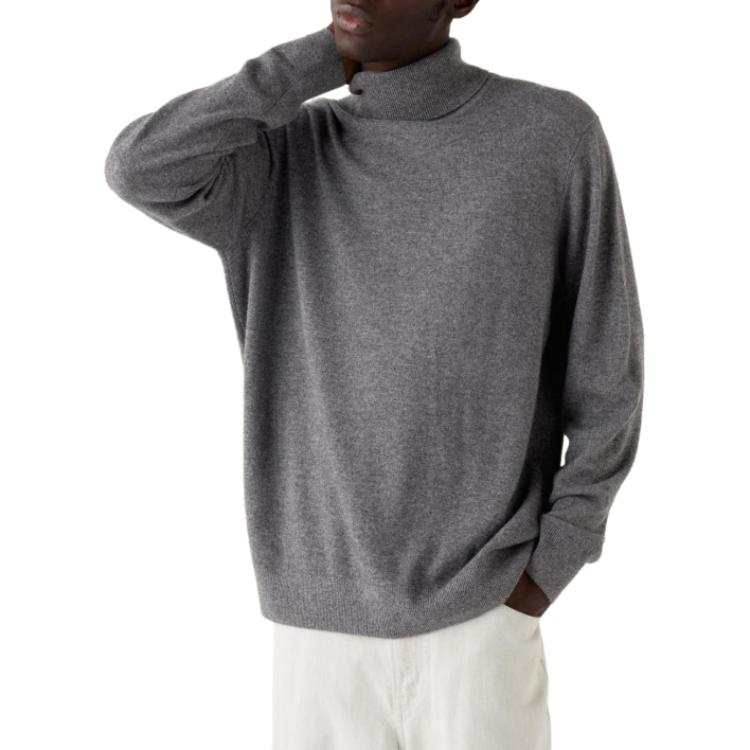 UNIQLO Cashmere Sweater Unisex Asphalt Gray