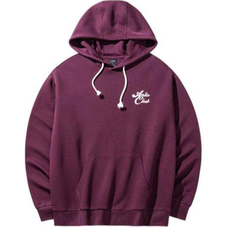 Anta Life Collection Sweatshirt Men's Bordeaux Purple