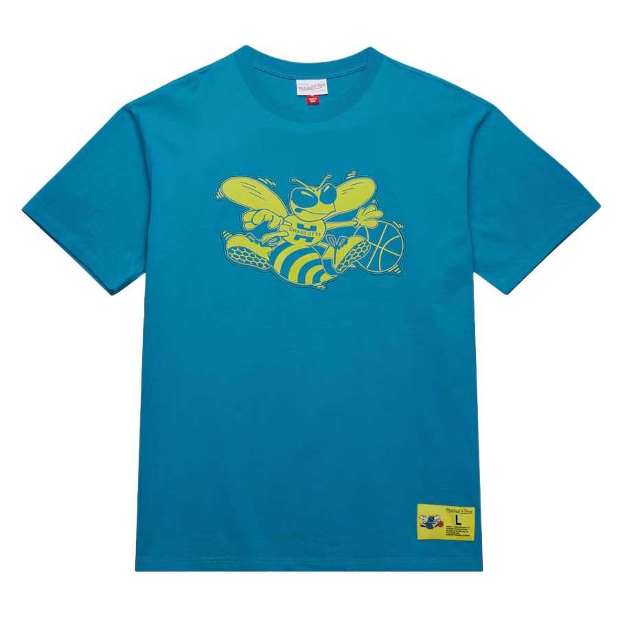 Mitchell Ness x NBA Charlotte Hornets T Shirt Men's Blue
