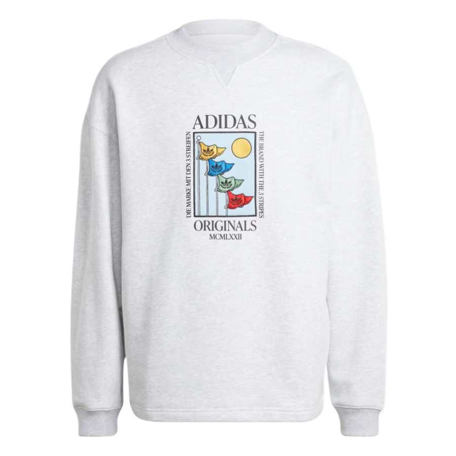 Adidas Originals olympic crew long-sleeve tee