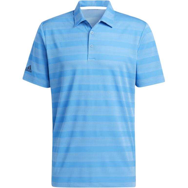 Adidas Adidas TWO COLOR STRIPED POLO SHIRT Polo Shirt Men's Pulse Blue/Paradise Blue