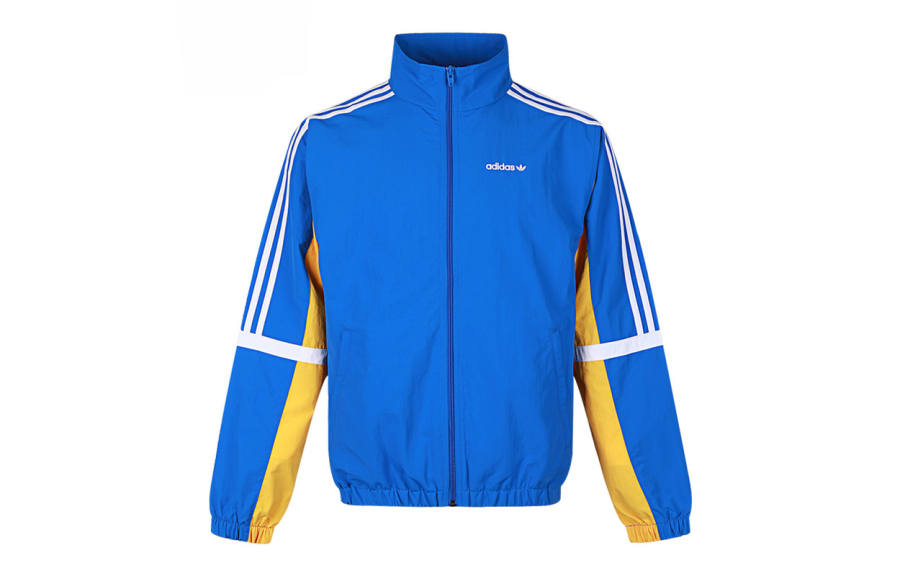 Adidas Originals Jackets Men's Royal Blue Stand Collar Moderate Other