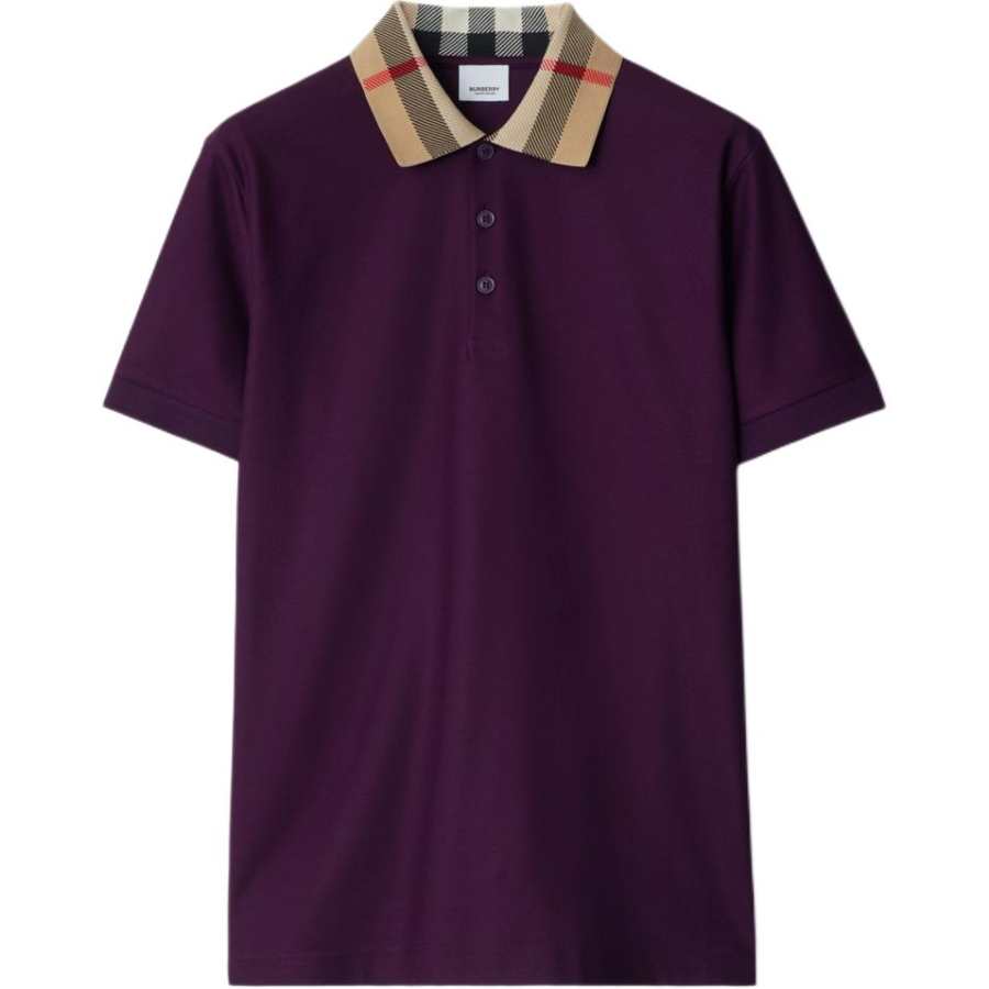 Burberry Polo Shirt Men's Purple