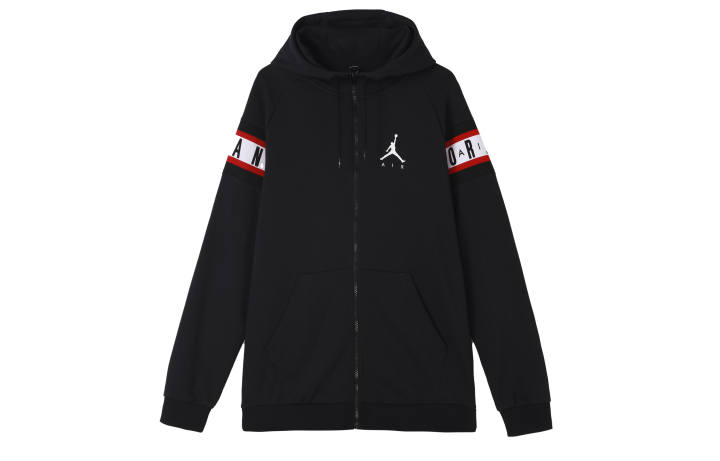 Jordan Jordan Jackets Men's Black Hooded Moderate Other