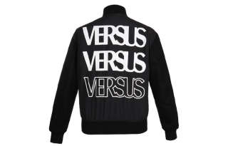 VERSUS Jackets Men's Black Stand Collar Moderate Instructor