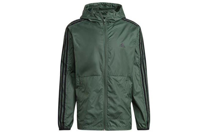 Adidas Adidas Jackets Men's Green Hooded Moderate Other