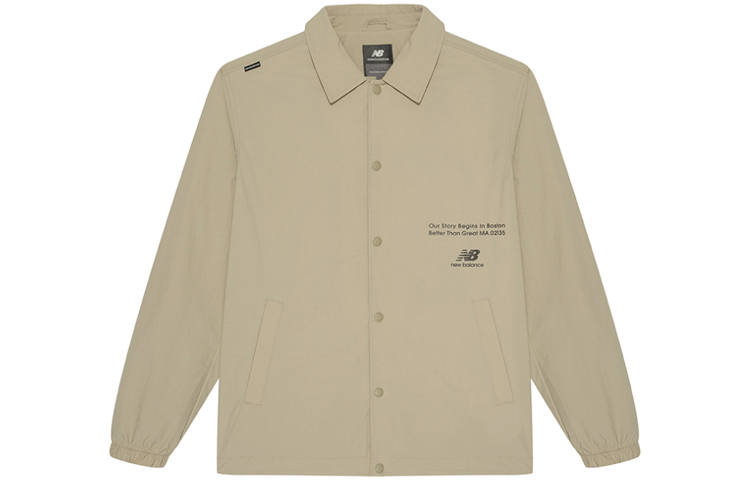 New Balance New Balance Jackets Unisex Brown Lapel Moderate Other