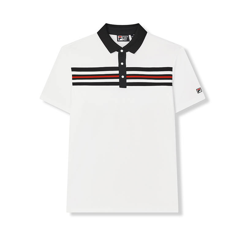 FILA Polo Shirt Men's Cloud White