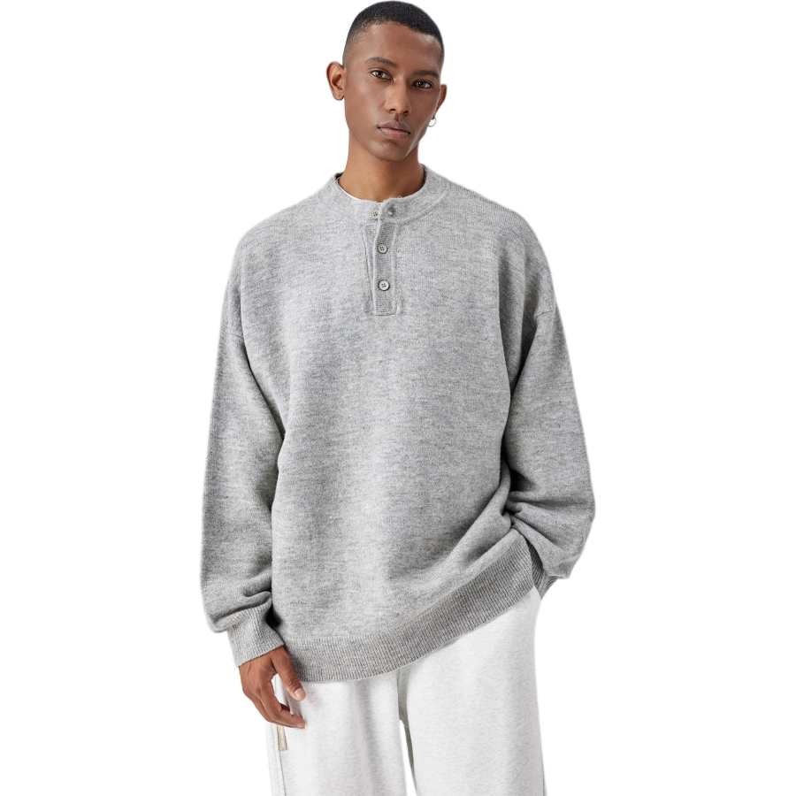 Bodydream Knitwear Unisex Henry Collar Moderate Other