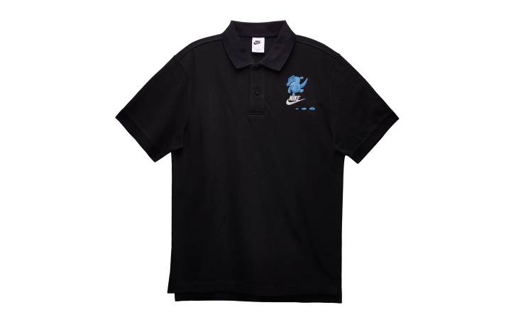 Nike Nike Polo Shirts Men's Black Polo Collar Moderate Straight Fit