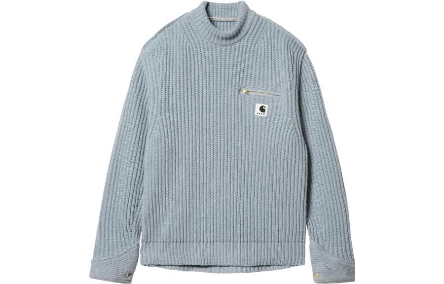 Sacai X Carhartt Wip Knit Detroit Pullover