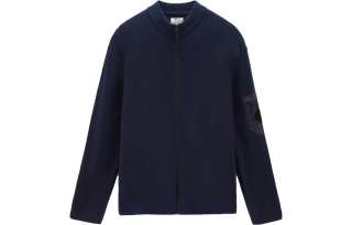 WOOLRICH 【Previous Season】ribbed-knit zip-up cardigan