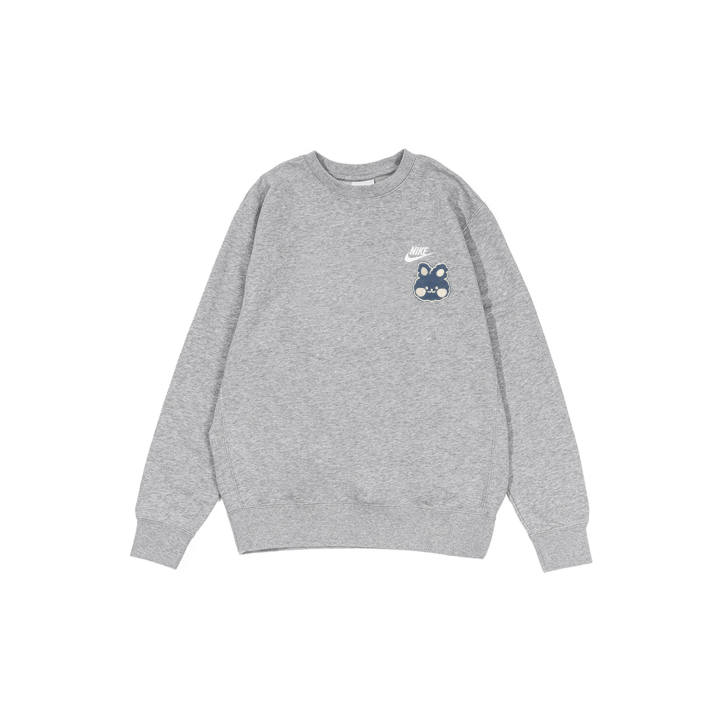 Nike Nike Sweatshirts Men's Gray Crew Neck Moderate Regular