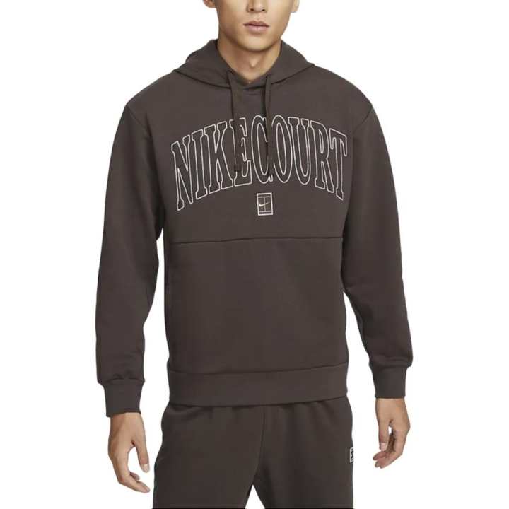Nike Nike COURT HERITAGEDri Fit Sweatshirt Men's Baroque Brown/Velvet Brown