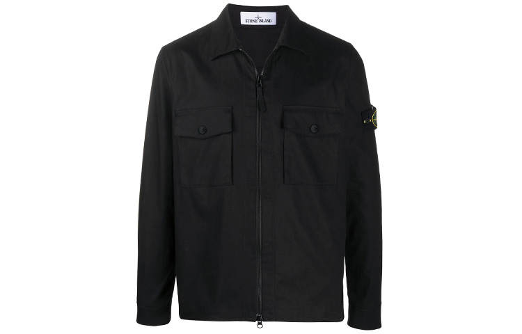 STONE ISLAND STONE ISLAND Compass-badge Shirt Jacket