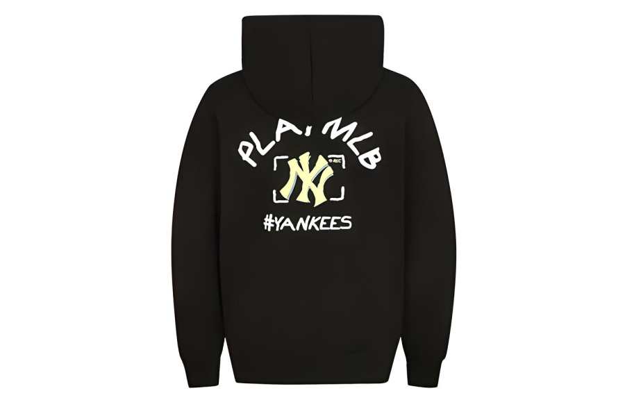MLB MLB Sweatshirts Unisex Black Hooded Moderate Regular