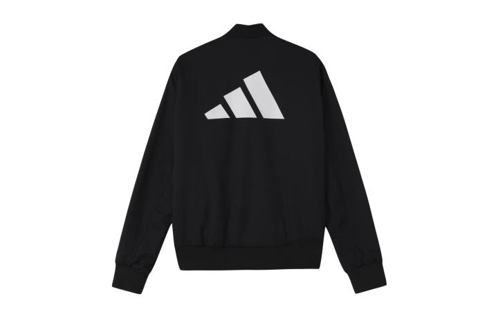 Adidas Adidas Jackets Men's Black Baseball Collar Moderate Pilot