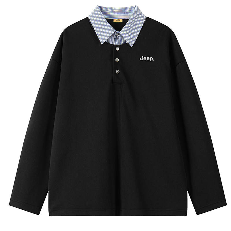 Jeep Jeep Sweatshirts Unisex Lapel Moderate