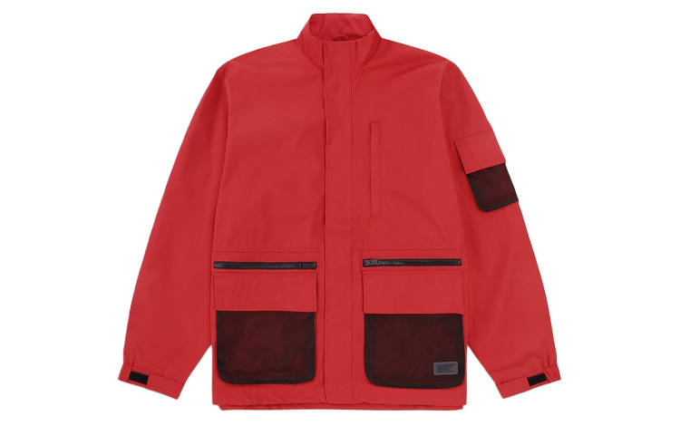 Levis Levis Jackets Men's Red Stand Collar Moderate Mock Two Piece