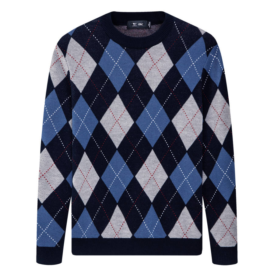 SEPTWOLVES SEPTWOLVES Sweaters Men's Crew Neck Moderate
