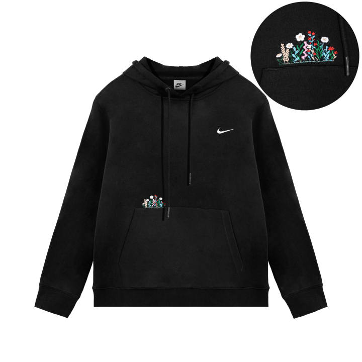 Nike Nike Sweatshirts Unisex Black Hooded Moderate