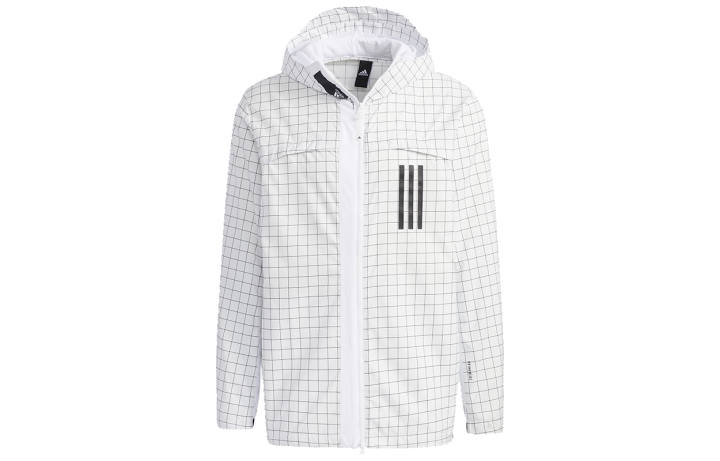 Adidas Adidas Jackets Men's White Hooded Moderate Other