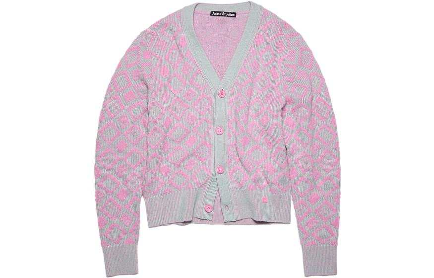 Acne Studios Acne Studios Sweaters Unisex Pink V Neck Moderate A Line