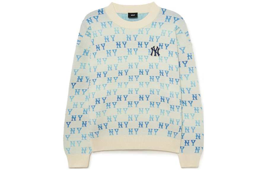 MLB Knitwear Unisex Dark Cream Crew Neck Moderate Other