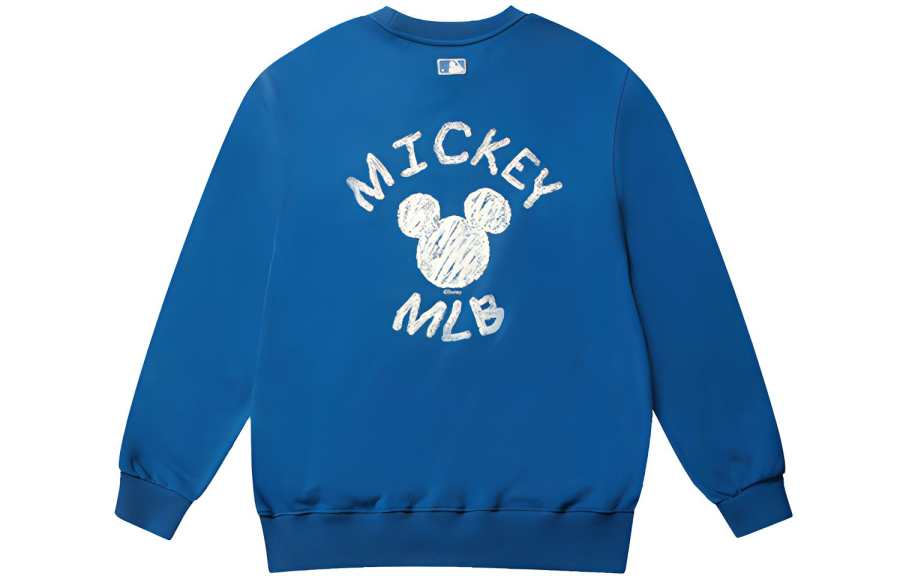 MLB X Disney MLB X Disney Sweatshirts Unisex Blue Crew Neck Moderate Regular