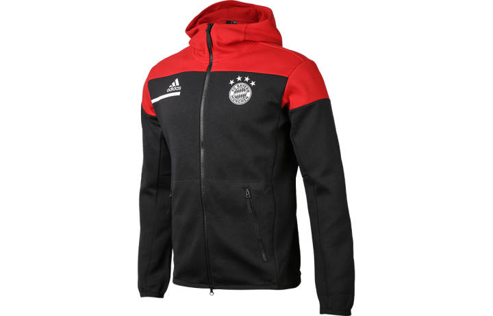 Adidas Adidas Jackets Men's Black Red Hooded Moderate Other