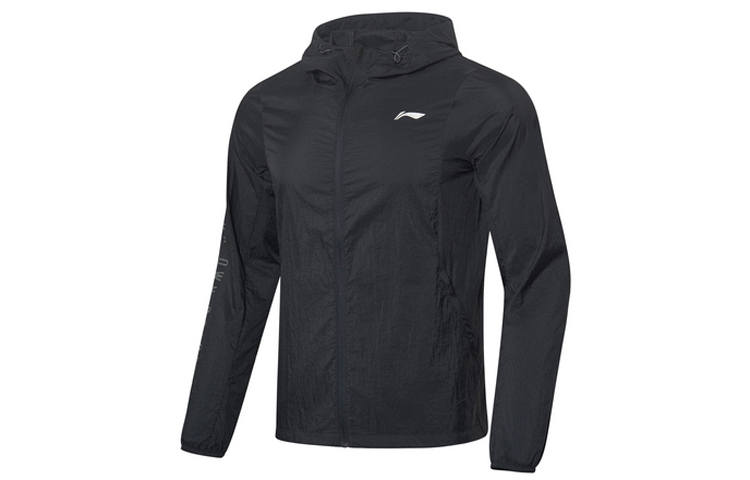Li-Ning Li Ning Jackets Men's Black Hooded Moderate Other