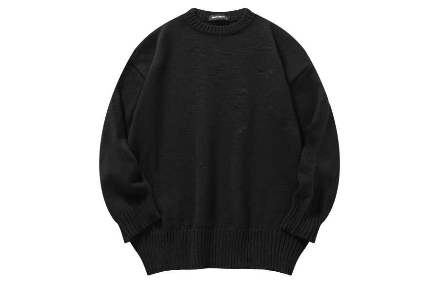 Minfinity Minfinity Sweaters Unisex Crew Neck Thickened And Fleece Lined Base Layer