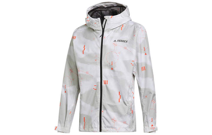 Adidas Adidas Jackets Men's Light Gray Hooded Moderate Other