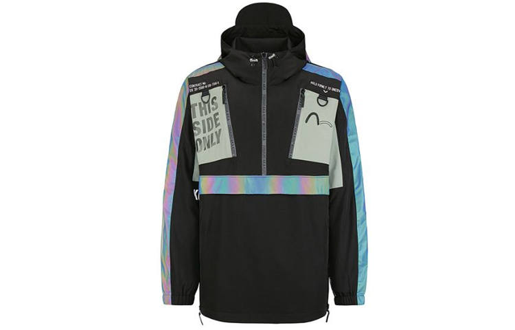 EVISU EVISU SS20 Jacket Men's Black/Dark Grass Green