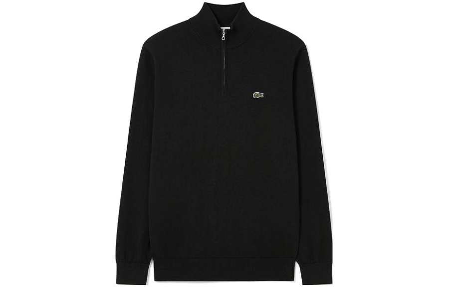 LACOSTE Lacoste cotton high-neck jumper
