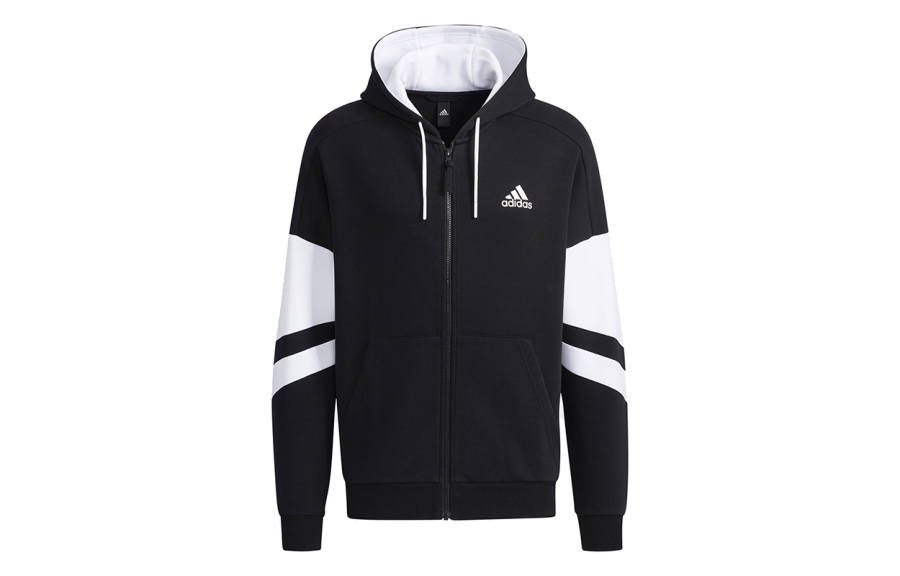 Adidas Adidas Jackets Men's Black Hooded Moderate Other