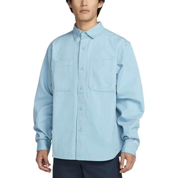 Nike Nike SBwoven Shirt Men's Denim Blue Turquoise
