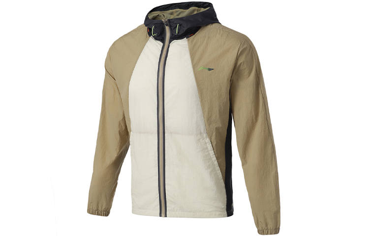 Li-Ning Li Ning Jackets Men's Pepper Mist White Hooded Moderate Other