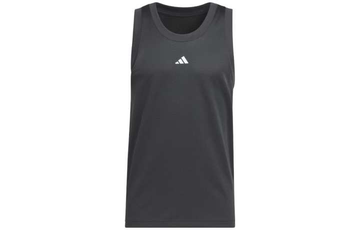 Adidas Adidas Tank Tops Men's Black Crew Neck Moderate Straight Fit