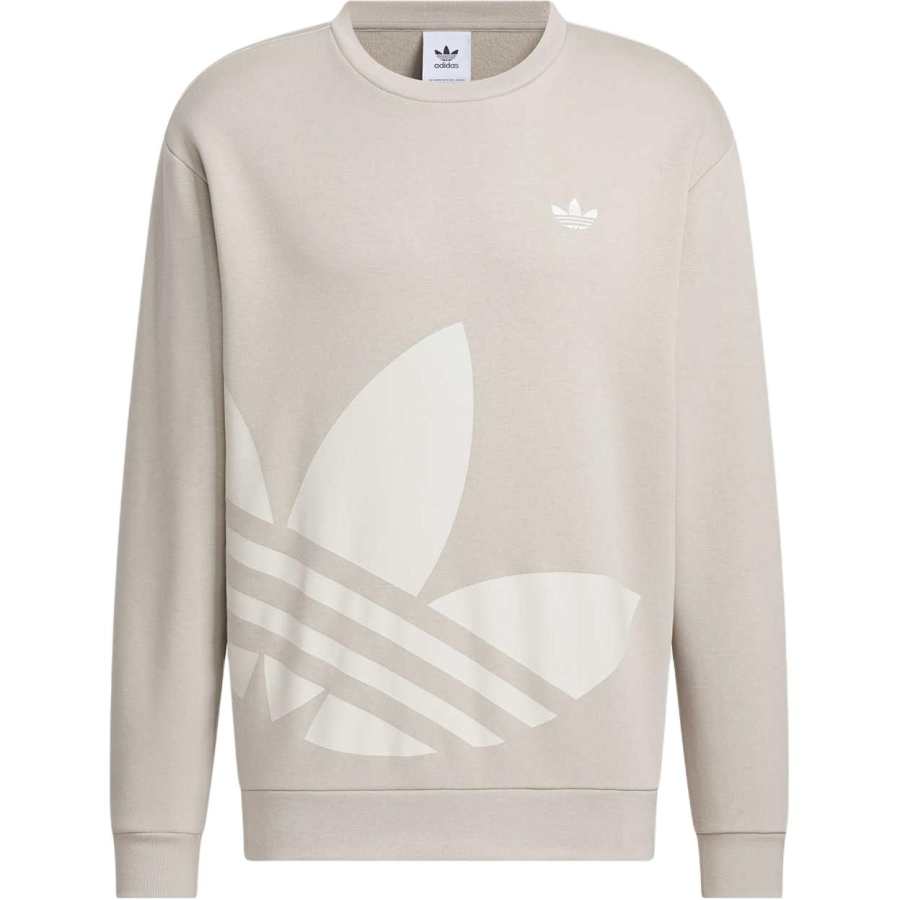 Adidas Originals Sweatshirt Unisex Preppy Silver Gray