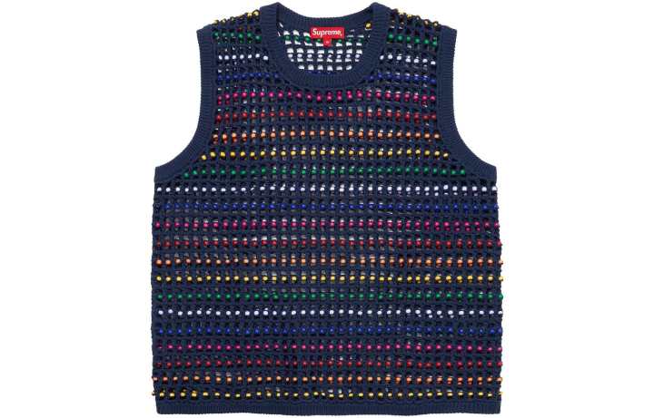 Supreme Supreme Beaded Sweater Vest