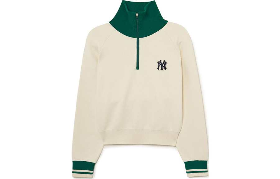 MLB College Style Series Knitwear Unisex Dark Cream Turtleneck Moderate Other