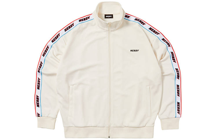 Nerdy Nerdy Jackets Unisex White Stand Collar Moderate Other