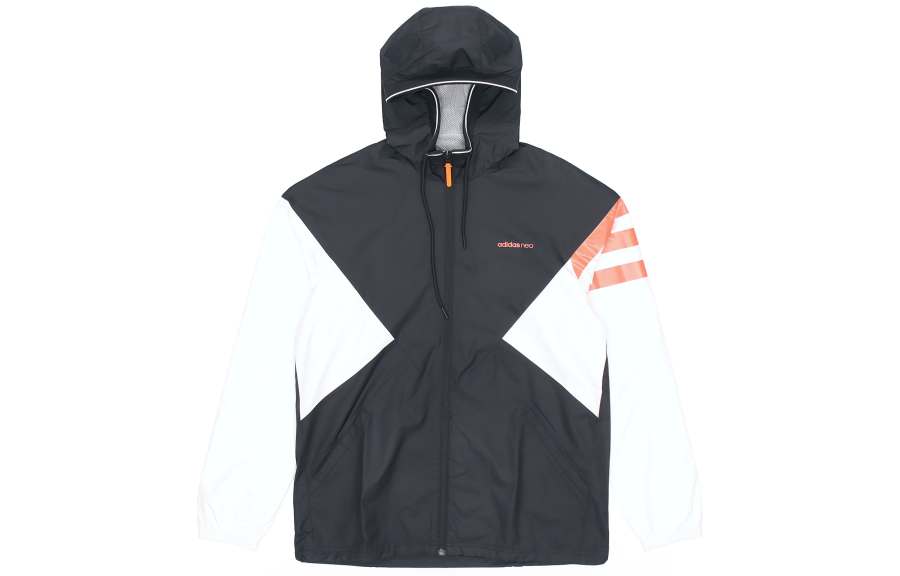 Adidas Neo Jackets Men's Black Hooded Moderate Other